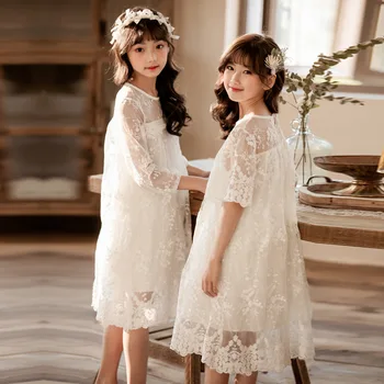 2020 Summer Sisters Twins Girl Dress Lace Mesh Clothes For 7 8 9 10 11 12 Years Children Flower Girl Dresses
2020 Summer Sisters Twins Girl Dress Lace Mesh Clothes For 7 8 9 10 11 12 Years Children Flower Girl Dresses