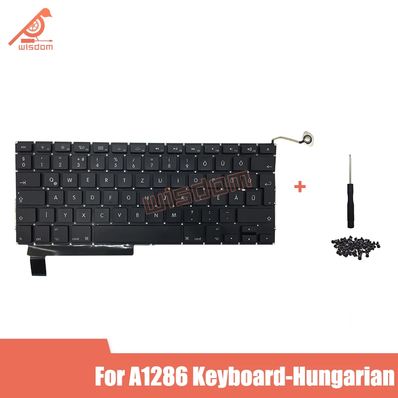 Brand New keyboard for Macbook Pro15" A1286 Hungarian keyboard with keyboard screws MD318 MD322 MB985 2009-2012 yeaer
Brand New keyboard for Macbook Pro15" A1286 Hungarian keyboard with keyboard screws MD318 MD322 MB985 2009-2012 yeaer