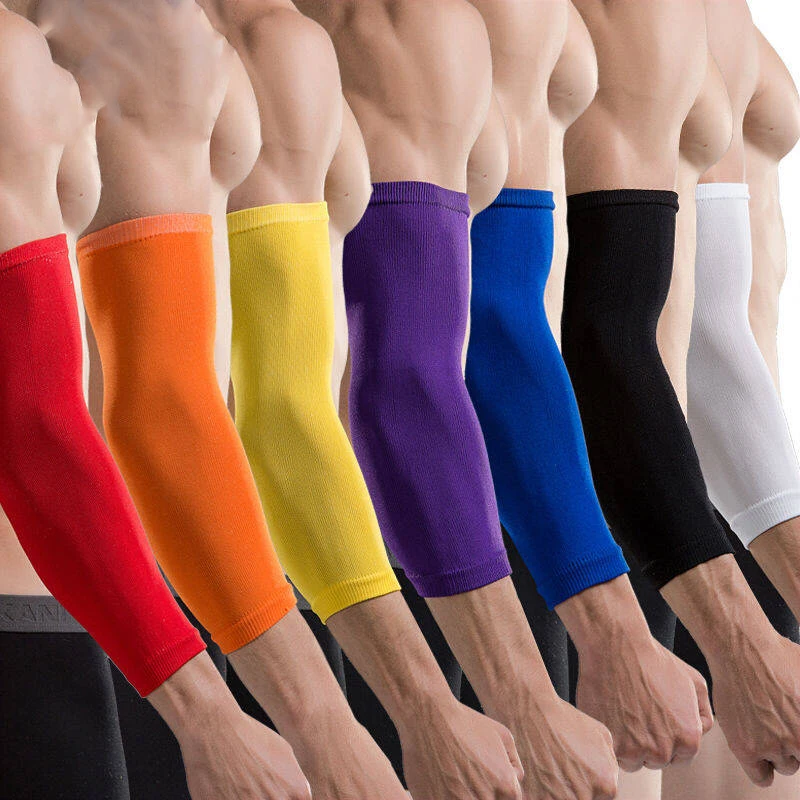 1Pcs Breathable Quick Dry Protection Running Arm Sleeves Basketball Elbow Pad Fitness Armguards Sports Cycling Arm Warmers
1Pcs Breathable Quick Dry Protection Running Arm Sleeves Basketball Elbow Pad Fitness Armguards Sports Cycling Arm Warmers