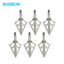 6/12Pcs Hunting Broadhead 3 Fixed Blades Point Tips Arrow for Outdoor Archery Bow and Arrow Target Training Shooting Accessories
6/12Pcs Hunting Broadhead 3 Fixed Blades Point Tips Arrow for Outdoor Archery Bow and Arrow Target Training Shooting Accessories