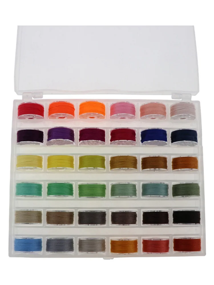 25pcs/box Multi-color Sewing Thread Kit Sewing Machine Sewing Supplies Reel Bobbin Line Shuttle Core DIY Apparel Embroidery Dyed
25pcs/box Multi-color Sewing Thread Kit Sewing Machine Sewing Supplies Reel Bobbin Line Shuttle Core DIY Apparel Embroidery Dyed