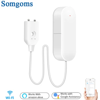 WiFi Smart Flood Sensor Remote Control Water Leakage Detector Flood Overflow Alert Security Alarm System Tuya/Smart Life App
WiFi Smart Flood Sensor Remote Control Water Leakage Detector Flood Overflow Alert Security Alarm System Tuya/Smart Life App
