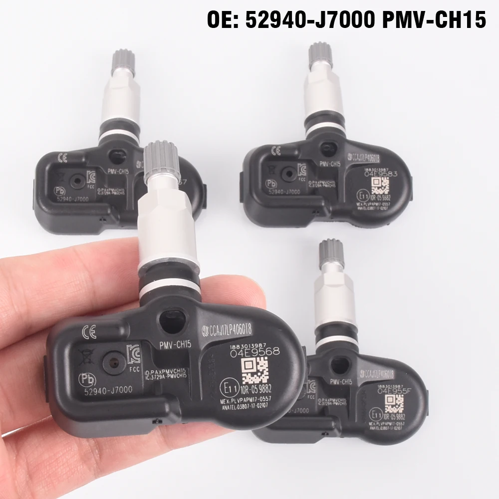 4PCS Car Tire Pressure Monitor Sensor TPMS 433MHZ 52940J7000 PMV-CH15 433MHz for Kia Ceed CD 2018 2019 2020 Car styling
4PCS Car Tire Pressure Monitor Sensor TPMS 433MHZ 52940J7000 PMV-CH15 433MHz for Kia Ceed CD 2018 2019 2020 Car styling