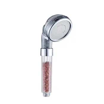 Shower Bath Head Adjustable High Pressure Stone Stream Handheld Shower Head With Negative Ion Activated Ceramic Balls
Shower Bath Head Adjustable High Pressure Stone Stream Handheld Shower Head With Negative Ion Activated Ceramic Balls