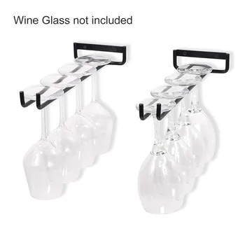 2pcs Wine Glass Hanger Holder Iron Art Wine Glass Hanging Rack Wall Mounted Storage Shelf Rack W/Screws For Kitchen Bar 30cm
2pcs Wine Glass Hanger Holder Iron Art Wine Glass Hanging Rack Wall Mounted Storage Shelf Rack W/Screws For Kitchen Bar 30cm