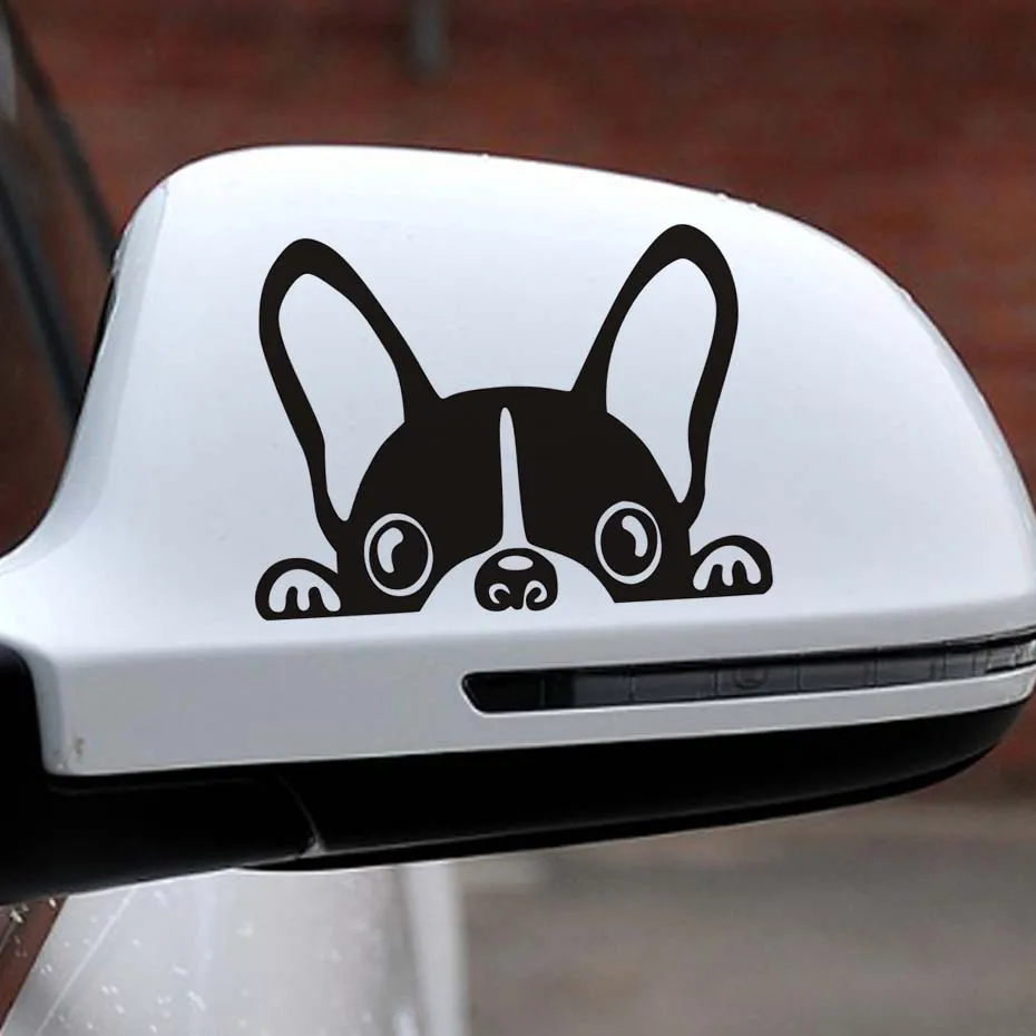 10*7.5CM French Bulldog Car Sticker Decals Pet Dog Motorcycle Decorative Stickers Car Window Rearview Mirror Decals car styling
10*7.5CM French Bulldog Car Sticker Decals Pet Dog Motorcycle Decorative Stickers Car Window Rearview Mirror Decals car styling