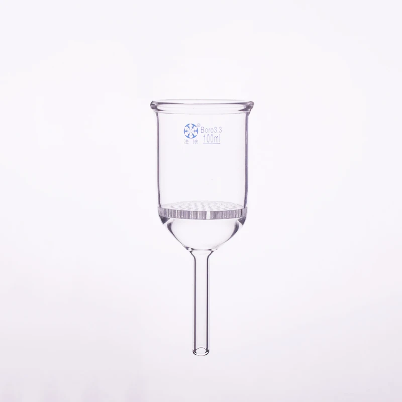 Small hole glass filter plate funnel,Capacity 100ml,With glass plate filter,Laser drilling
Small hole glass filter plate funnel,Capacity 100ml,With glass plate filter,Laser drilling