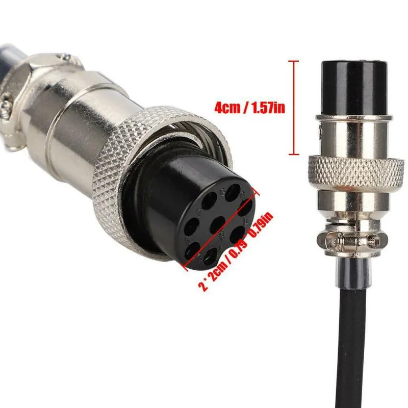 8 Pin Speaker Microphone Cable Replacement Line Cord for Kenwood/ICOM Radio Wide compatibility: Fit for Kenwood and ICOM Radio
8 Pin Speaker Microphone Cable Replacement Line Cord for Kenwood/ICOM Radio Wide compatibility: Fit for Kenwood and ICOM Radio