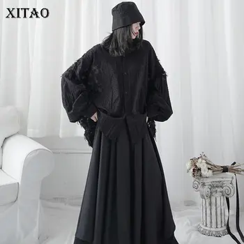 XITAO Patchwork Tassel Dot Irregular Blouse Women Clothes 2020 Summer New Fashion Turn Down Collar Puff Sleeve Shirt Top ZP1137
XITAO Patchwork Tassel Dot Irregular Blouse Women Clothes 2020 Summer New Fashion Turn Down Collar Puff Sleeve Shirt Top ZP1137