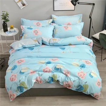 Pastoral Flower Duvet Cover Set Home Textile Adults Bed Cover Sheet Pillowcases Soft Comfortable Nordic Simple Bedding Set Full
Pastoral Flower Duvet Cover Set Home Textile Adults Bed Cover Sheet Pillowcases Soft Comfortable Nordic Simple Bedding Set Full
