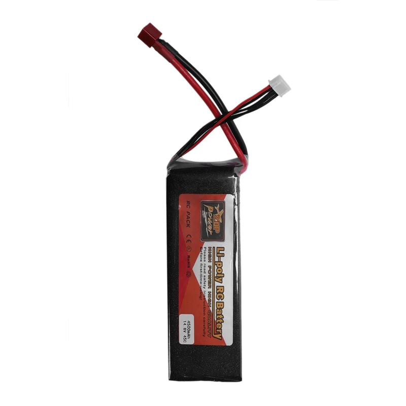 ZOP POWER 14.8V 4500mah 45C 4S 1P Lipo Battery T Plug Rechargeable For RC Racing Drone Quadcopter Helicopter Car Boat
ZOP POWER 14.8V 4500mah 45C 4S 1P Lipo Battery T Plug Rechargeable For RC Racing Drone Quadcopter Helicopter Car Boat