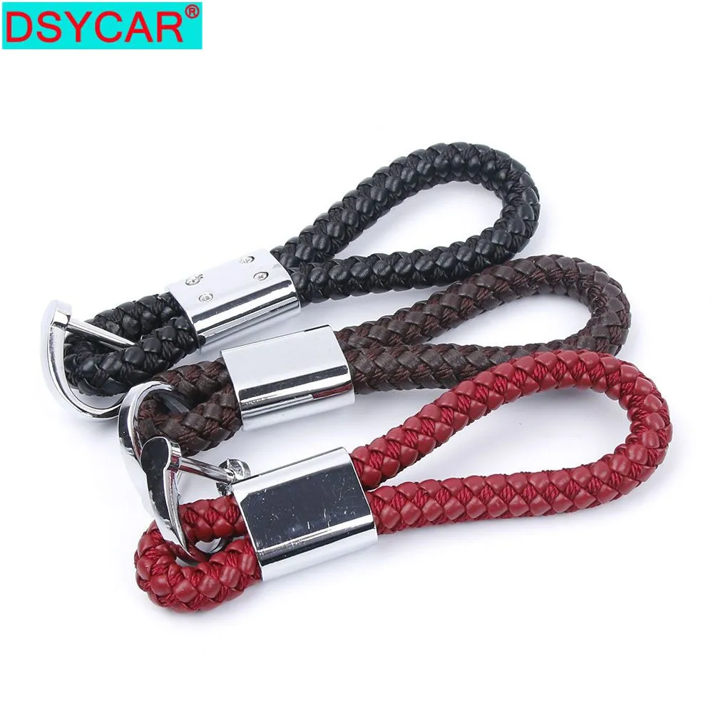 DSYCAR 1Set Hand Made Leather Rope Weaving Keychain Car Key Pendant with Special Screwdriver for Universal Cars
DSYCAR 1Set Hand Made Leather Rope Weaving Keychain Car Key Pendant with Special Screwdriver for Universal Cars