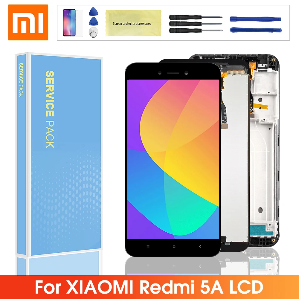 Original 5.0'' LCD For XIAOMI REDMI 5A LCD Display Touch Screen Digitizer With Frame For Xiaomi Redmi 5a LCD Screen
Original 5.0'' LCD For XIAOMI REDMI 5A LCD Display Touch Screen Digitizer With Frame For Xiaomi Redmi 5a LCD Screen
