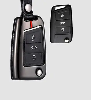3 Button Key Fob Cover Protector Jacket Full Protection Flip Car Key Case Skin Keyless Compatible with VW Volkswagen Golf 7 GTI
3 Button Key Fob Cover Protector Jacket Full Protection Flip Car Key Case Skin Keyless Compatible with VW Volkswagen Golf 7 GTI