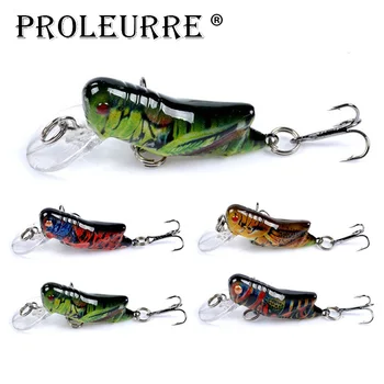 1Pcs Bionic Grasshopper Hard Bait Fishing Lure 4.5cm 3.5g Insect Simulation Minnow Fishing Wobblers Crankbait Pesca Tackle
1Pcs Bionic Grasshopper Hard Bait Fishing Lure 4.5cm 3.5g Insect Simulation Minnow Fishing Wobblers Crankbait Pesca Tackle
