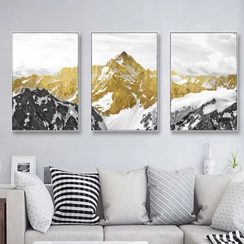 Abstract Geometric Mountain Landscape Wall Art Canvas Painting Golden Mountains Art Poster Living Room Print Wall Picture
Abstract Geometric Mountain Landscape Wall Art Canvas Painting Golden Mountains Art Poster Living Room Print Wall Picture