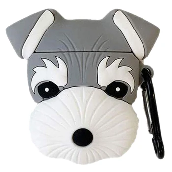3D Cute Schnauzer Design for 1&2 Case Creative Wireless Earphone Soft Silicone Anti-Scratch Shockproof Protector Gray
3D Cute Schnauzer Design for 1&2 Case Creative Wireless Earphone Soft Silicone Anti-Scratch Shockproof Protector Gray