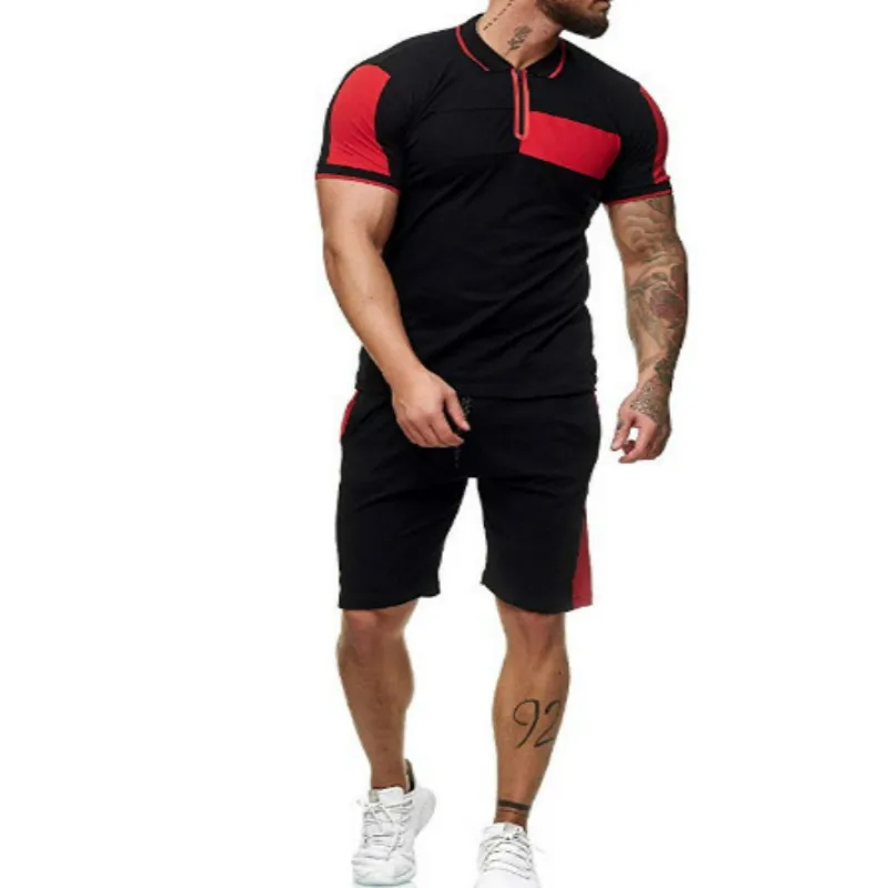Tracksuit Men Sets Sweatshirt Two Pieces Men's Jogging Loose Patchwork Shorts 2020 Summer Casual Suits Sportswear Brand Clothes
Tracksuit Men Sets Sweatshirt Two Pieces Men's Jogging Loose Patchwork Shorts 2020 Summer Casual Suits Sportswear Brand Clothes