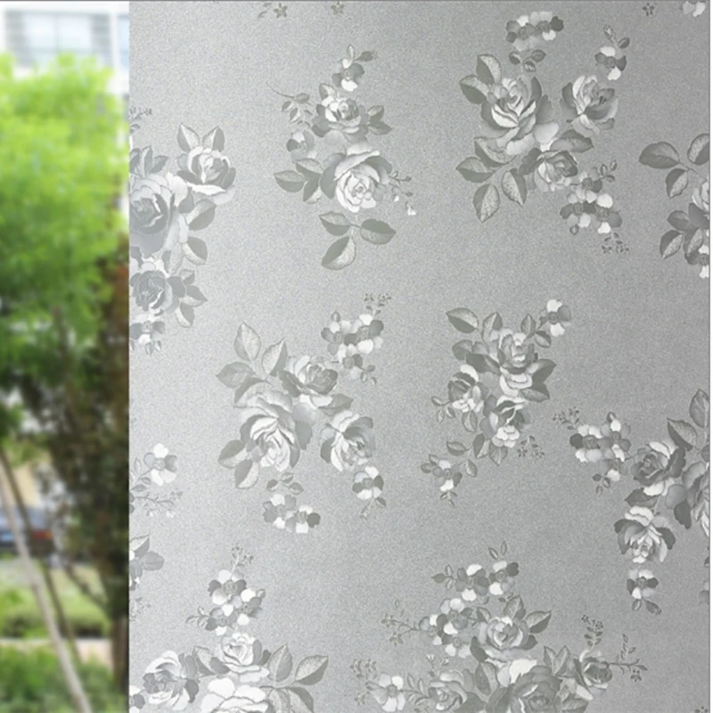 3D Embossing Rose Static Cling Glass Window Film, Thickening, Trans-Light, Opaque, Privacy, 40-90cm
3D Embossing Rose Static Cling Glass Window Film, Thickening, Trans-Light, Opaque, Privacy, 40-90cm
