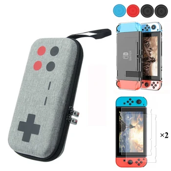 NS Switch Game Storage Carrying Bag & Case Cover & 4 Analog Caps & 2 Screen Protector For Nitendo Nintend Switch Accessories Kit
NS Switch Game Storage Carrying Bag & Case Cover & 4 Analog Caps & 2 Screen Protector For Nitendo Nintend Switch Accessories Kit