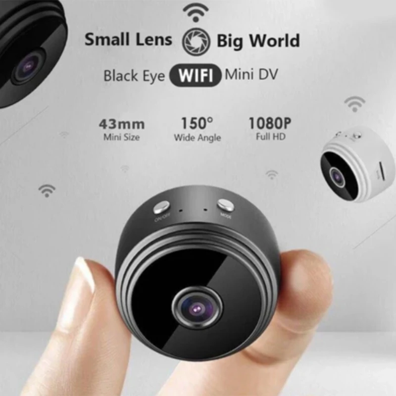 A9 WiFi 1080P HD- Mini Wireless Remote Home Security Camera Night Vision Wireless IP Camera
A9 WiFi 1080P HD- Mini Wireless Remote Home Security Camera Night Vision Wireless IP Camera