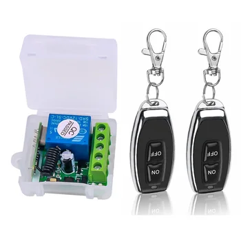 Smart Home 433Mhz Wireless Remote Switch Relay Receive Transmit Remote Control Switch Module with RF Transmitter Remote Control
Smart Home 433Mhz Wireless Remote Switch Relay Receive Transmit Remote Control Switch Module with RF Transmitter Remote Control