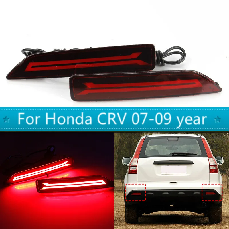 CSCSNL 2PCS For Honda CRV CR-V 2007 2008 2009 Multi-function LED Rear Bumper Light Rear Fog Lamp Auto Bulb Brake Light Reflector
CSCSNL 2PCS For Honda CRV CR-V 2007 2008 2009 Multi-function LED Rear Bumper Light Rear Fog Lamp Auto Bulb Brake Light Reflector