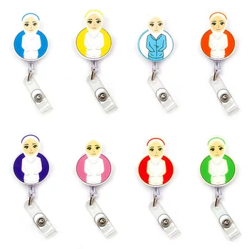 Cute Color Doctor Nurse Plastic Badge Reel Holder Elastic Name Card Simple & Easy To Use For Nurse & Students
Cute Color Doctor Nurse Plastic Badge Reel Holder Elastic Name Card Simple & Easy To Use For Nurse & Students