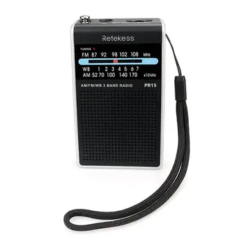 Retekess PR15 Pointer Tuning Radio Digital Display FM AM WB NOAA 3 Band Radio tuning 3.5mm jack for Family Camping Outdoor
Retekess PR15 Pointer Tuning Radio Digital Display FM AM WB NOAA 3 Band Radio tuning 3.5mm jack for Family Camping Outdoor