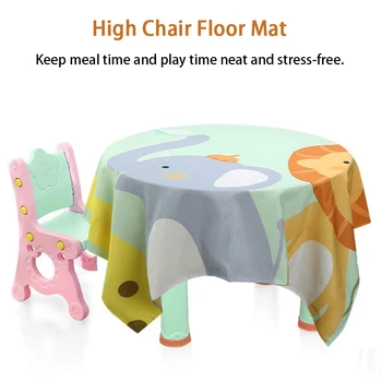 Picnic Non Slip Animal Print 130 X130cm Easy Clean High Chair Floor Mat Protector Dining Waterproof Polyester Baby Kids Feeding
Picnic Non Slip Animal Print 130 X130cm Easy Clean High Chair Floor Mat Protector Dining Waterproof Polyester Baby Kids Feeding