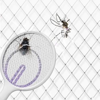 Electric Fly Mosquito Swatter Bugs Racket Insects Handhelds House Racket Killers for Household Bedroom Protection
Electric Fly Mosquito Swatter Bugs Racket Insects Handhelds House Racket Killers for Household Bedroom Protection