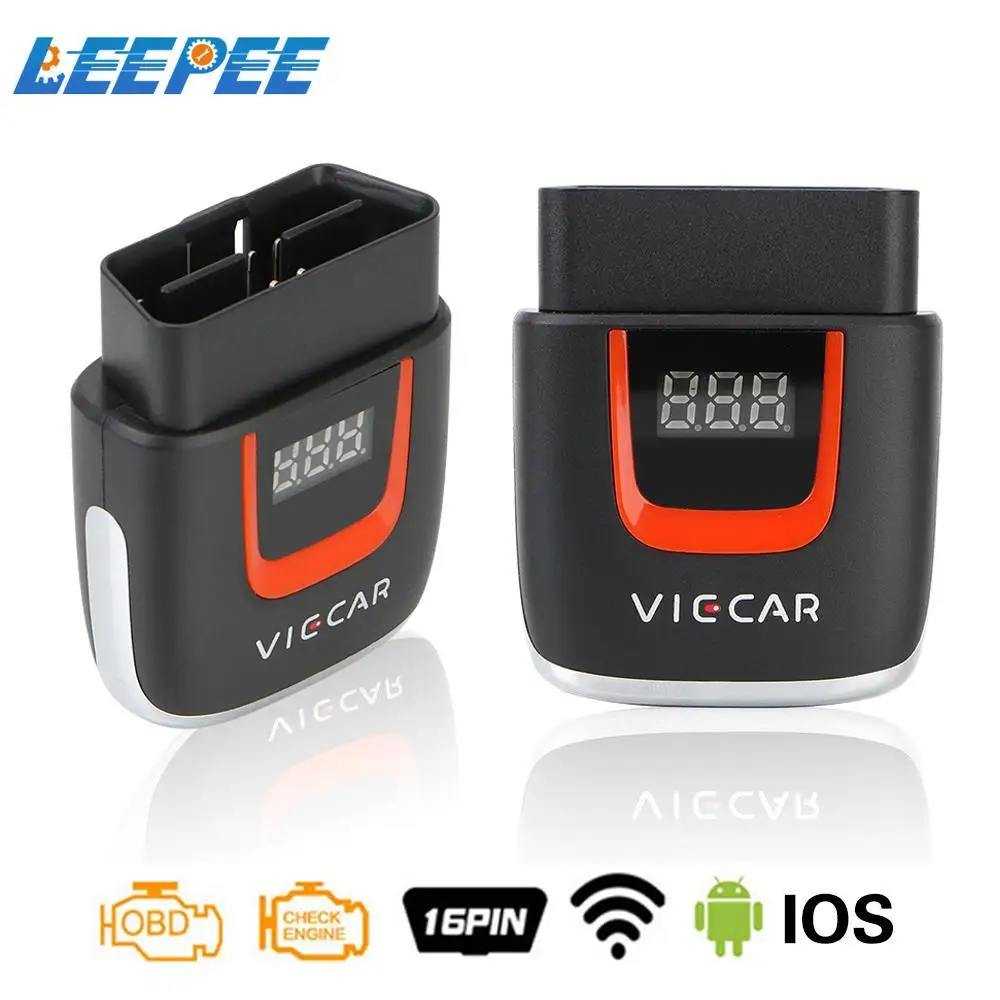 Считыватель кодов Viecar VP004 VP002 Elm327 V2.2 для Android/IOS WIFI ELM 327 OBD2 | Автомобили и мотоциклы