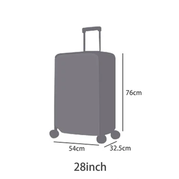 Travel Waterproof Suitcase Cover Transparent Luggage Cover PVC Thickening Size 20/22/24/26/28 Dustproof Protective Cover
Travel Waterproof Suitcase Cover Transparent Luggage Cover PVC Thickening Size 20/22/24/26/28 Dustproof Protective Cover