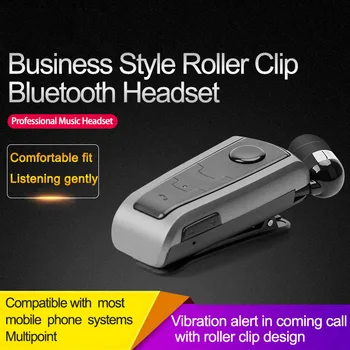 Wireless Bluetooth Headset Lavalier Type Telescopic with Vibration Voice Report Smart One for Two Universal Models VDX99
Wireless Bluetooth Headset Lavalier Type Telescopic with Vibration Voice Report Smart One for Two Universal Models VDX99
