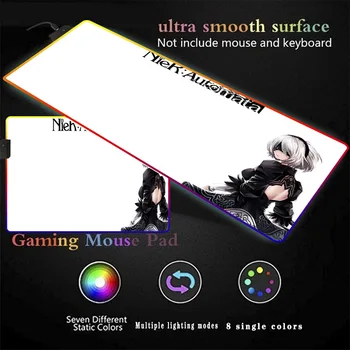 Nier Automata Anime Naruto LED Mouse Pad RGB Game Computer Keyboard Mousepad E-sports Player Muse Rainbow Backlit Anti-slip Mat
Nier Automata Anime Naruto LED Mouse Pad RGB Game Computer Keyboard Mousepad E-sports Player Muse Rainbow Backlit Anti-slip Mat