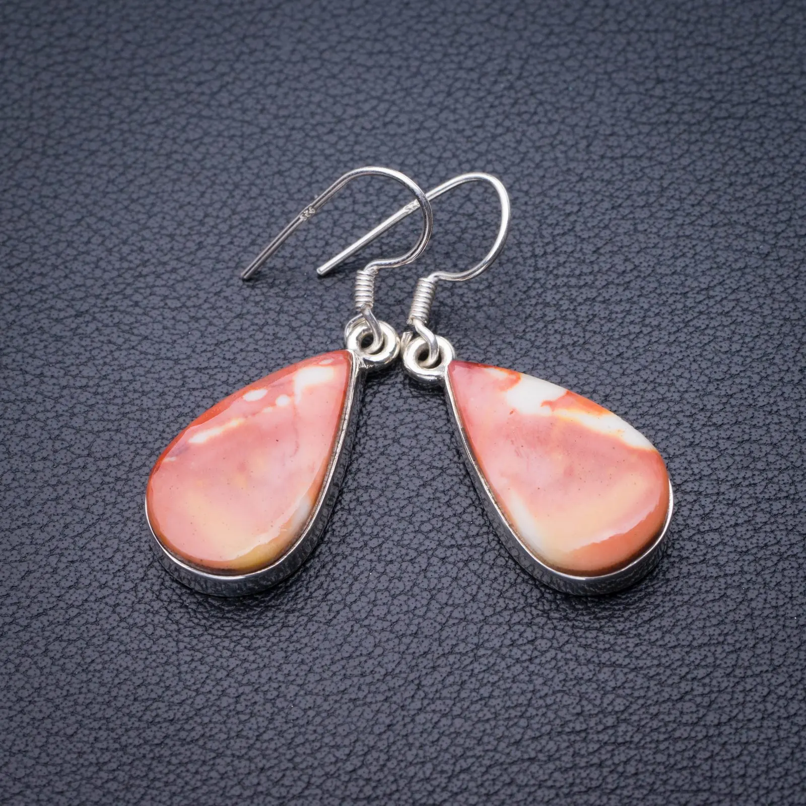 StarGems Natural Royal Imperial Jasper Handmade 925 Sterling Silver Earrings 1.5" E0558
StarGems Natural Royal Imperial Jasper Handmade 925 Sterling Silver Earrings 1.5" E0558