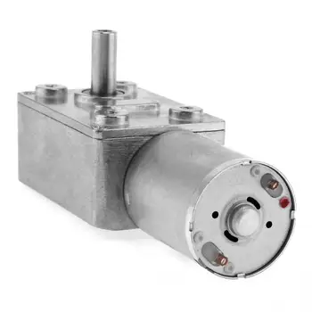 JGY370 12V DC 10RPM Reduce Speed Motor with High Torque Turbo Worm Geared and M3 Thread Hole for DIY Intelligent Driving Device
JGY370 12V DC 10RPM Reduce Speed Motor with High Torque Turbo Worm Geared and M3 Thread Hole for DIY Intelligent Driving Device