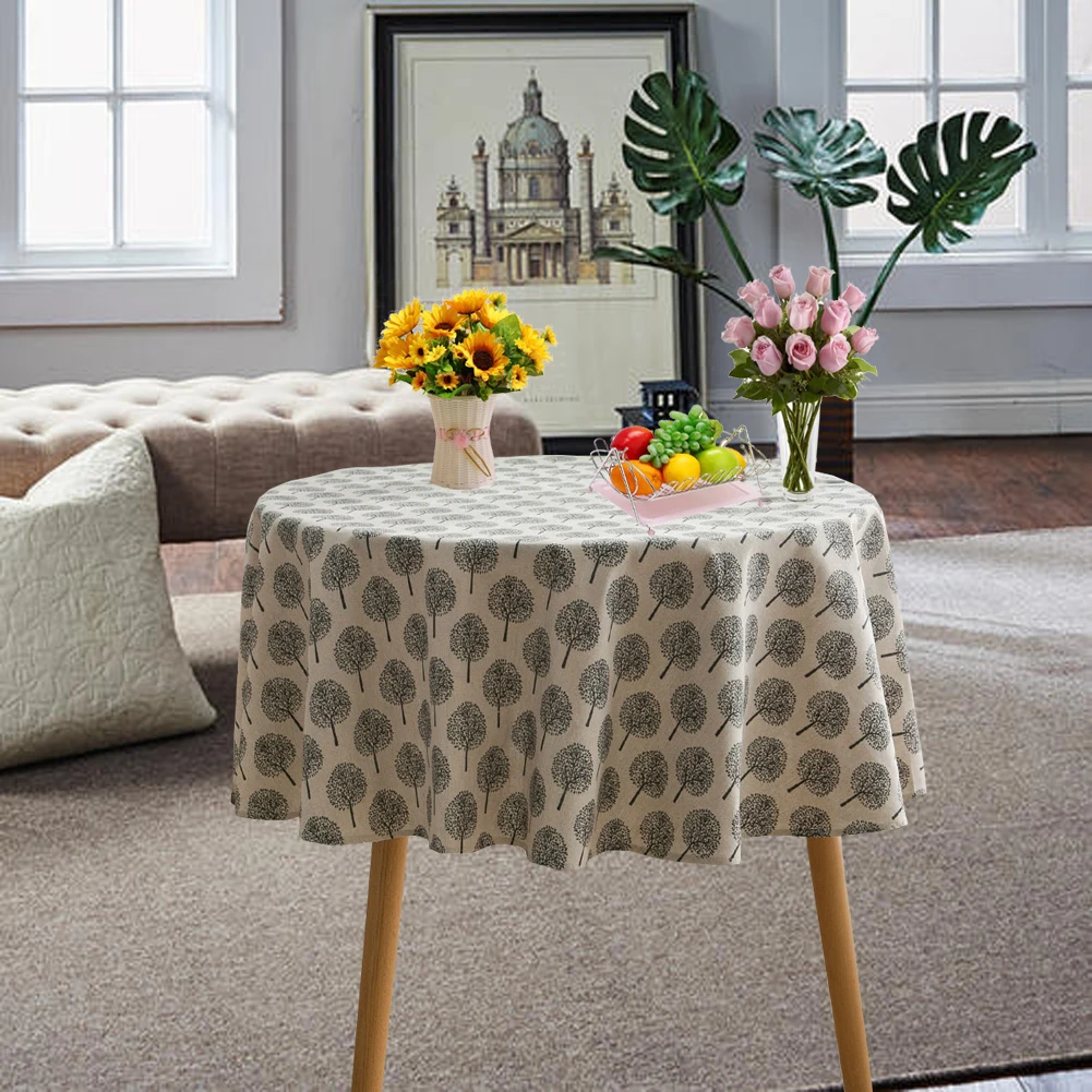 Round 150cm Printed Linen Cotton Table Cloth Wedding Dinning Table Cover Tea Tablecloth Overlay Christmas Table Cover Home Decor
Round 150cm Printed Linen Cotton Table Cloth Wedding Dinning Table Cover Tea Tablecloth Overlay Christmas Table Cover Home Decor