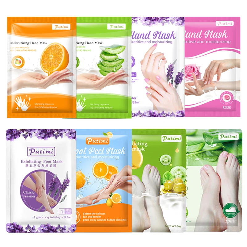 4pack Moisturizing Hand Mask Whitening Smooth Skin Care Spa Hand Gloves and 4pack Exfoliating Foot Mask Peeling Dead Skin Socks
4pack Moisturizing Hand Mask Whitening Smooth Skin Care Spa Hand Gloves and 4pack Exfoliating Foot Mask Peeling Dead Skin Socks