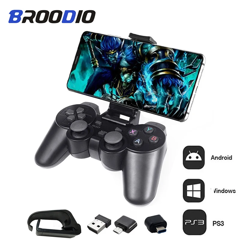 Wireless Gamepad For Android Phone/PC/PS3/TV Box Joystick 2.4G Wireless Joystick Game Controller For Xiaomi Smartphone Accessory
Wireless Gamepad For Android Phone/PC/PS3/TV Box Joystick 2.4G Wireless Joystick Game Controller For Xiaomi Smartphone Accessory