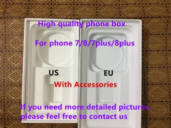 20pcs High Quality US/EU Version Phone Packaging Packing Box Case For iPhone7/ 8/7plus/8plus With Accessories Box
20pcs High Quality US/EU Version Phone Packaging Packing Box Case For iPhone7/ 8/7plus/8plus With Accessories Box