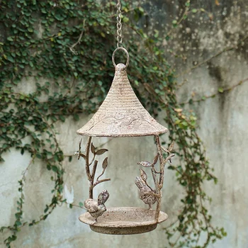 Garden Decor Rustic Vintage Weathered Country Handmade Bird Feeder
Garden Decor Rustic Vintage Weathered Country Handmade Bird Feeder