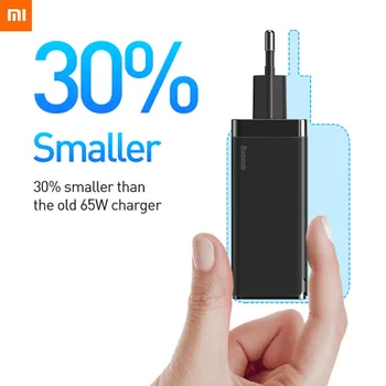 Xiaomi GaN 65W charger high power fast charging 3 port output support QC / pd3.0 mini portable for charging
Xiaomi GaN 65W charger high power fast charging 3 port output support QC / pd3.0 mini portable for charging