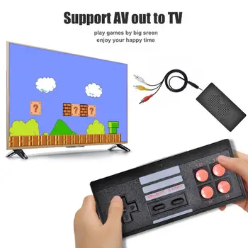 Portable Video Game Console Built in 620 Classic Games home TV Mini Retro Console Wireless Controller AV Output Dual Players
Portable Video Game Console Built in 620 Classic Games home TV Mini Retro Console Wireless Controller AV Output Dual Players
