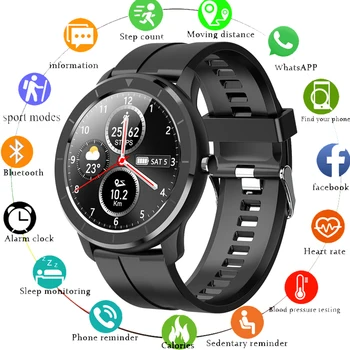 NEW T6 full touch round screen smart watch men's blood pressure oxygen smart watch IP68 waterproof ladies montre connectee femme
NEW T6 full touch round screen smart watch men's blood pressure oxygen smart watch IP68 waterproof ladies montre connectee femme