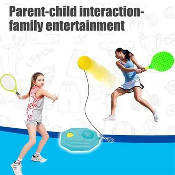 Portable Tennis Trainer Children Adults Tennis Hitting Practise Training Tool Set with 1 Pair Rackets
Portable Tennis Trainer Children Adults Tennis Hitting Practise Training Tool Set with 1 Pair Rackets