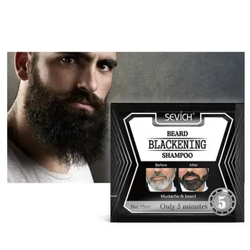New 15ml Blackening Beard Shampoo Dye Beard Into Black Faster Only Beard 5 Mins Natural Grey Coloring Herb Removal Blackeni B4L5
New 15ml Blackening Beard Shampoo Dye Beard Into Black Faster Only Beard 5 Mins Natural Grey Coloring Herb Removal Blackeni B4L5