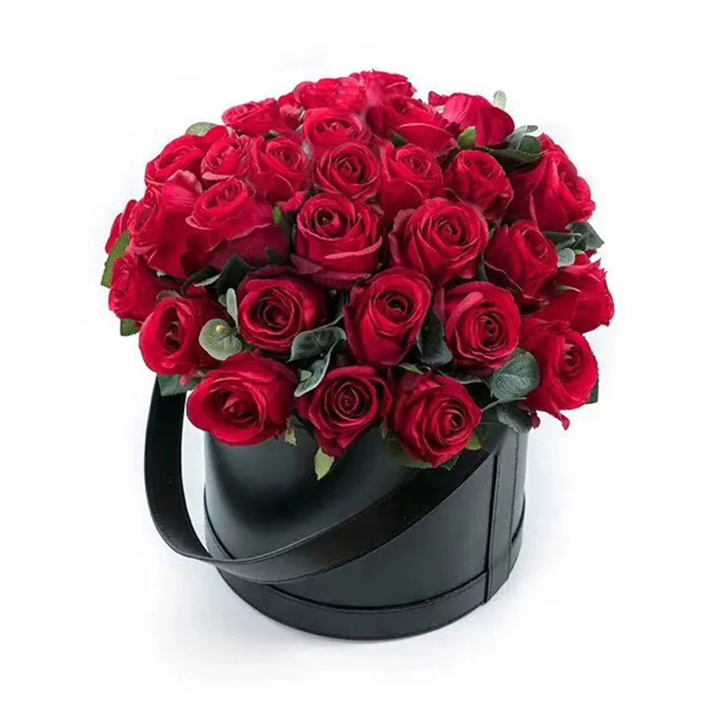 Flower Packaging Box Gift Shop Household Round Leather Flowers Packag Wedding Flowers Storage Boxes
Flower Packaging Box Gift Shop Household Round Leather Flowers Packag Wedding Flowers Storage Boxes