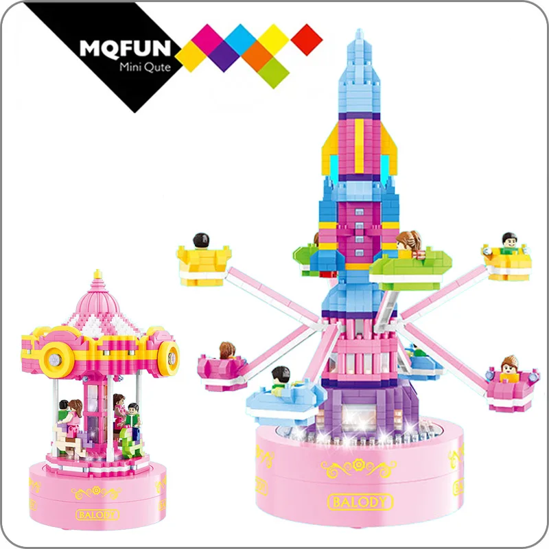 Balody Mini Blocks ferris wheel Toys merry go round carousel Plastic Assembly Blocks Children Toy Educational DIY Architecture
Balody Mini Blocks ferris wheel Toys merry go round carousel Plastic Assembly Blocks Children Toy Educational DIY Architecture