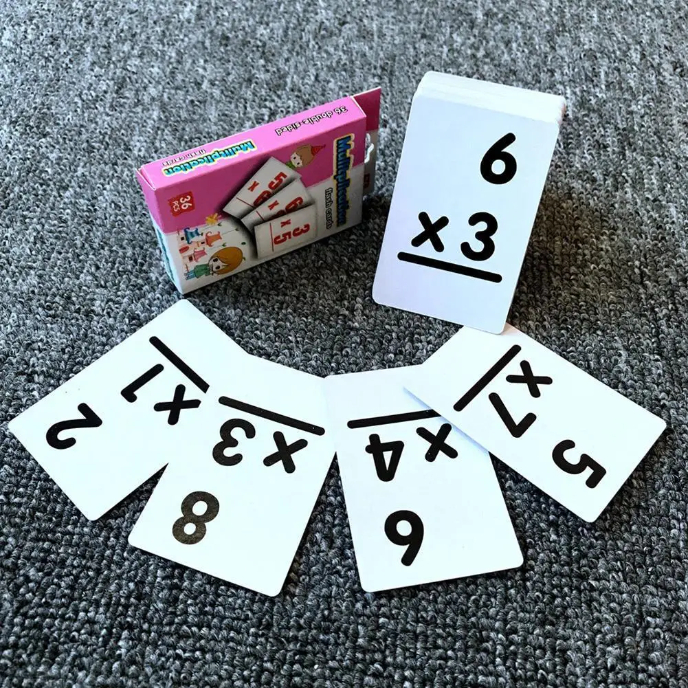 Children Cognitive Card Multiply And Divide Math Learning Training Arithmetic Add Subtract Toy Education Early Intelli W3Z7 | Игрушки и